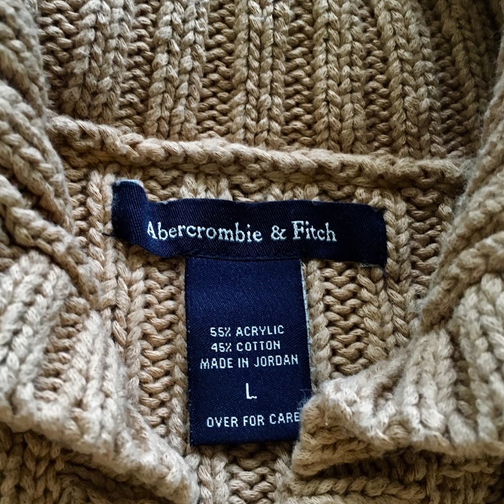 Toggle Close Cable Knit Sweater, Nice Boho Style! - image 8